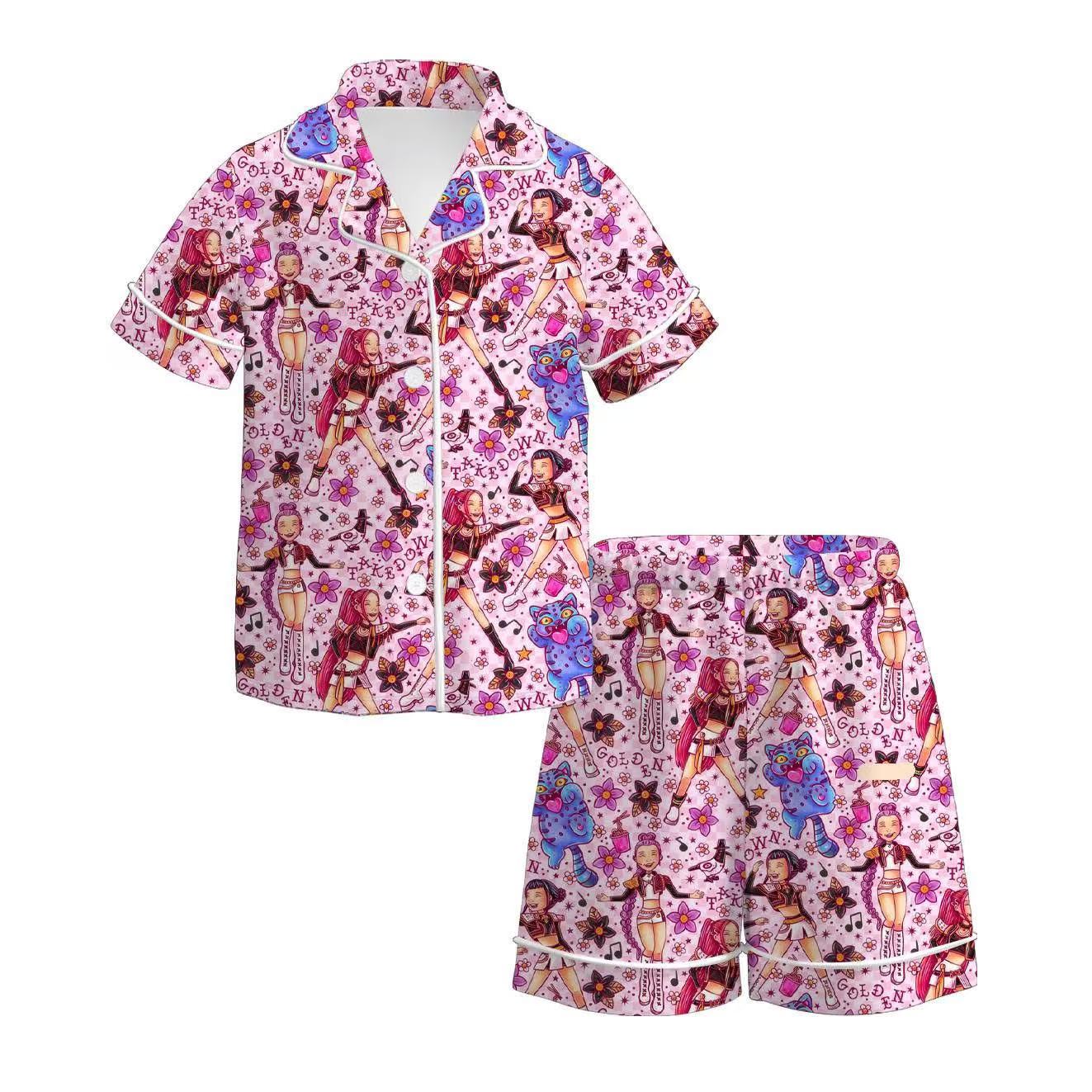 Custom moq 5 mix size milk silk baby girl clothes short sleeve shorts sets