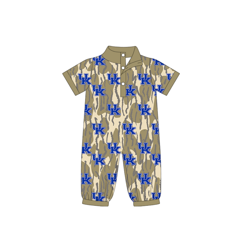 Custom moq 5 mix size milk silk baby boy clothes team summer camouflage short sleeve romper-25.11.22