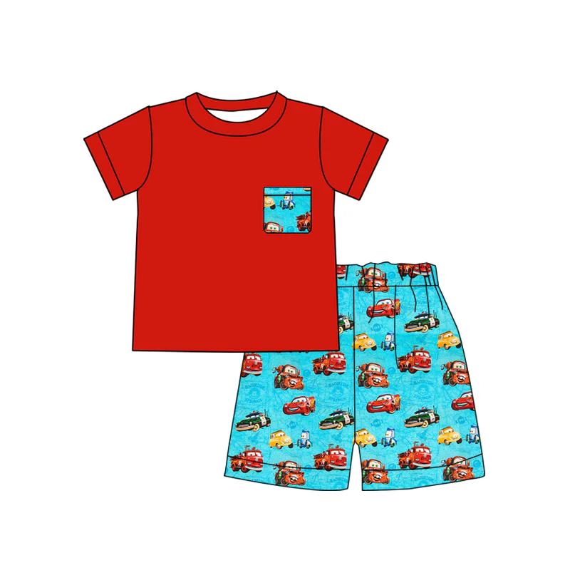 Deadline April 22 red truck boy suit