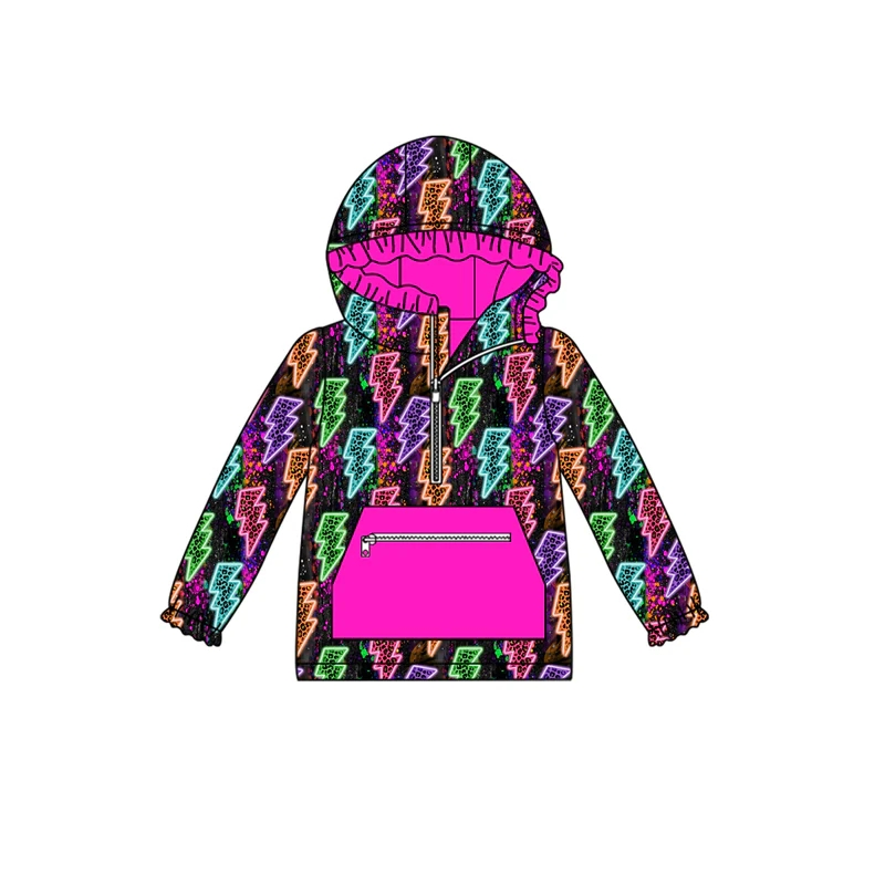 Custom moq 5 each style eta 6-7weeks baby girl clothes pocket hooded long sleeve top-25.8.1