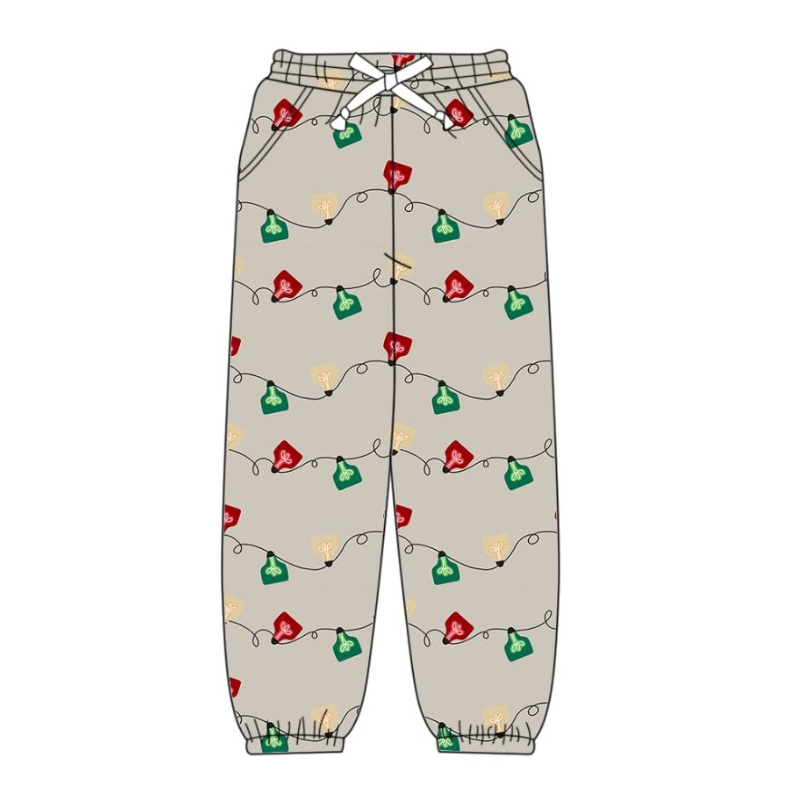 Custom moq 8 mix size milk silk Christmas light bulbs clothes