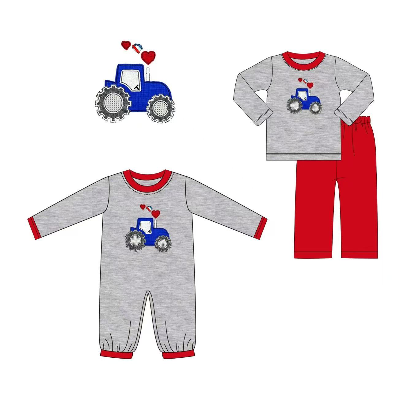 Custom moq 5 each style eta 6-7weeks baby boy clothes love long sleeve pants sets and romper-25.8.9