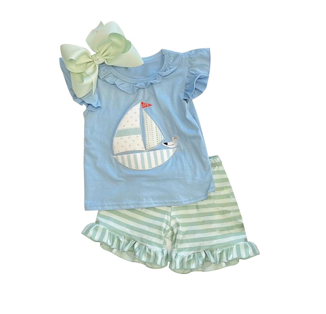 deadline time MAY 9 GSSO1253 Sailing Girl Suit