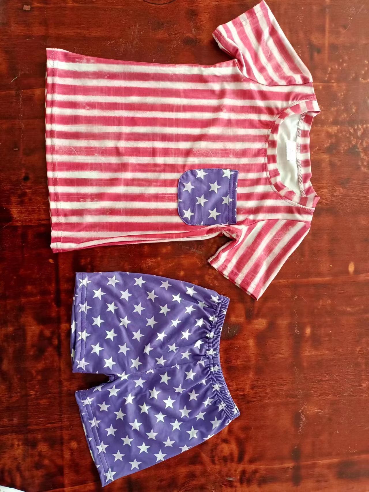 Boys Striped Star Suit