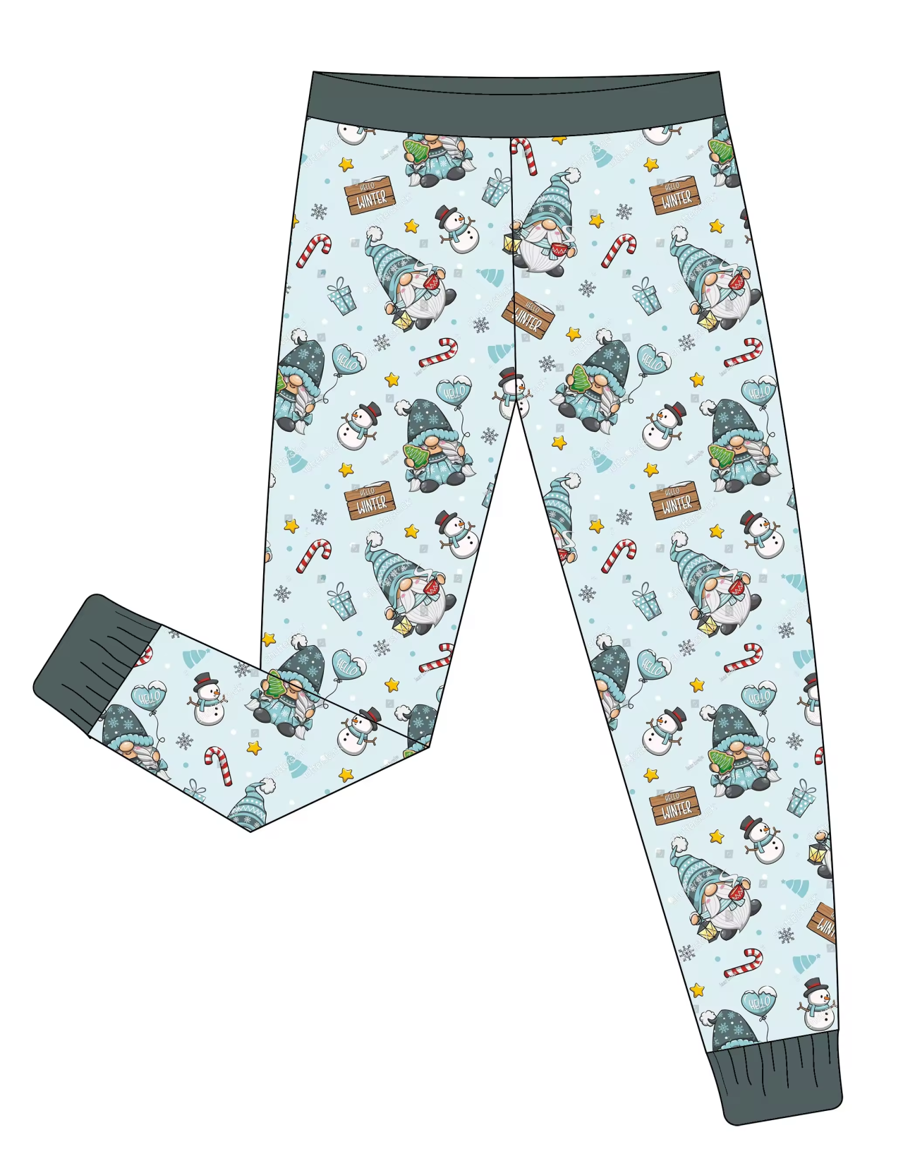 Customer moq 3 eat 6-8weeks Hat grandpa light green stretch trousers