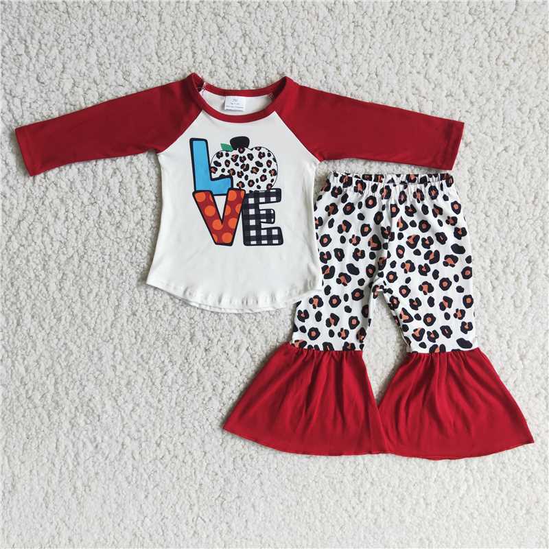 SALES NEW Love pumpkin leopard bell set-Promotion