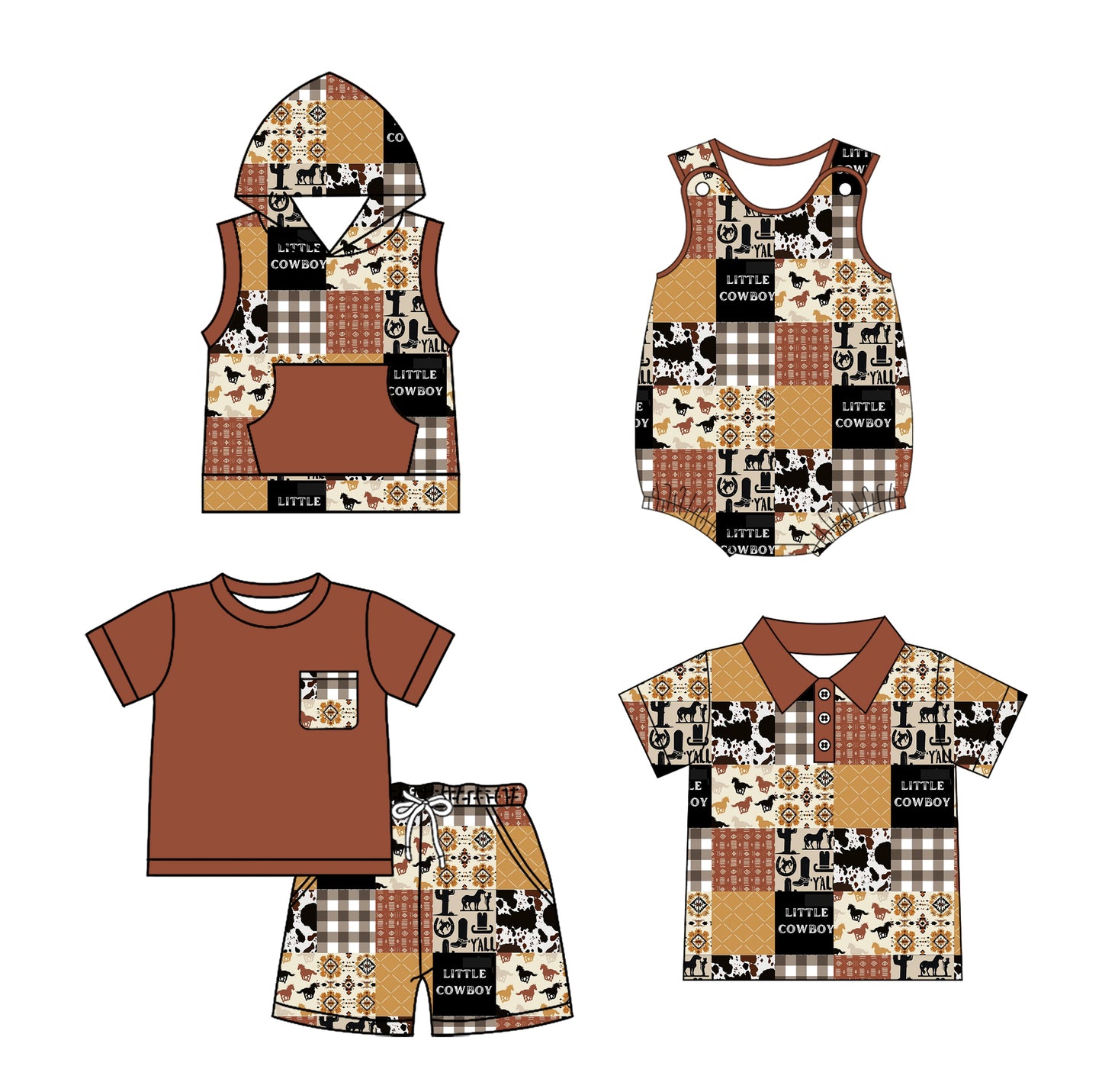 2.15 custom each style moq 5eta 4-6week Sibling Sister baby girl sets and boy rompers 1 and romper 2 and top match family design
