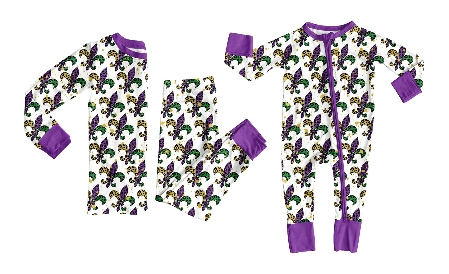 25.9.12 custom each style moq 5eta 6-8week Sibling Sisters mardi gras baby boy clothes long sleeve pants sets and romper match family design