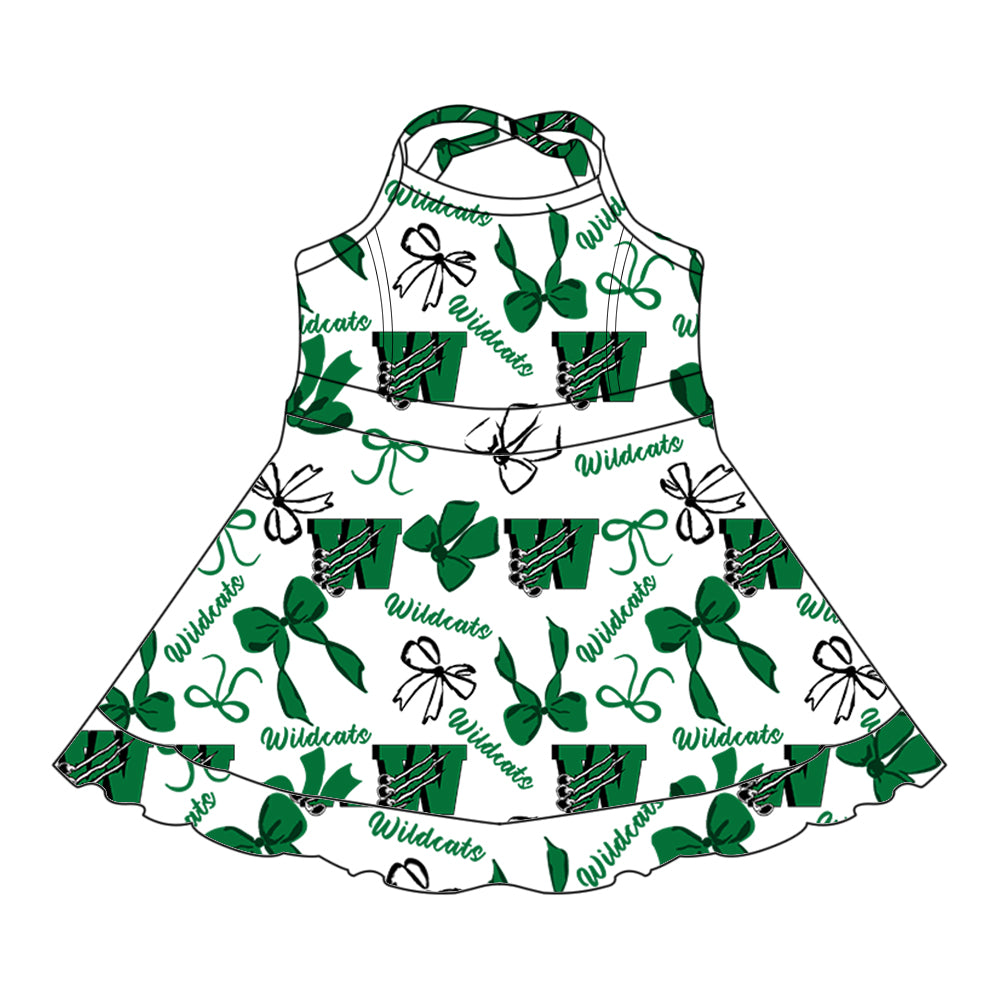 Custom moq 5 mix size milk silk summer teams baby girls clothes bow green hooded long sleeve pants sets and skirts sets and dress and jumpsuit and top-25.8.1