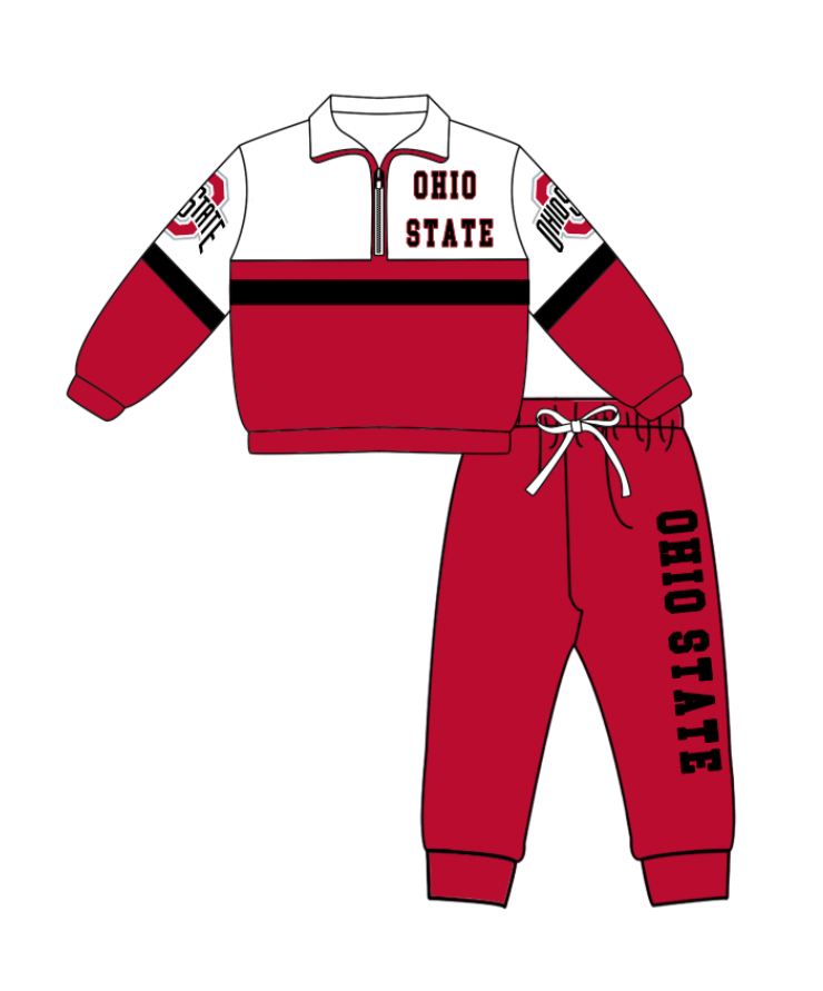 Custom moq 5 mix size yoga fabric red long-sleeved yoga pants set