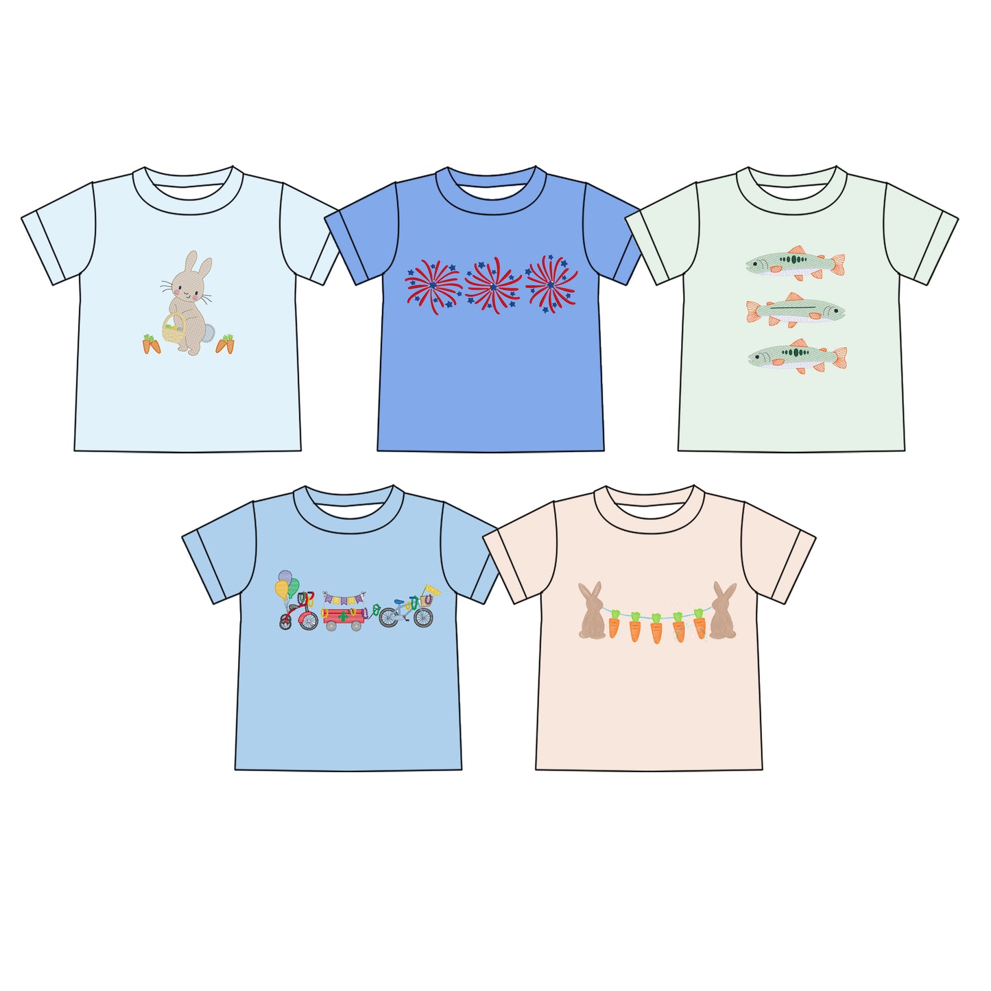 25.11.11 custom each style moq 5 eta 6-8week Sibling Sisters baby boy short sleeve top 5 match family design