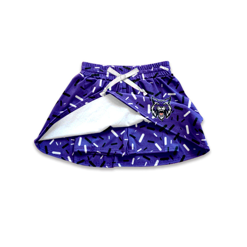 Custom moq 5 mix size milk silk baby girls clothes team purple hooded long sleeve tops and skirt and dress and shorts 1 and shorts 2-25.7.4
