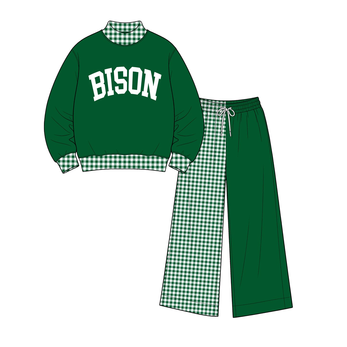 custom moq 5 mix size XY071710 Baby Kids Letter Printed Long Sleeve Tops Patchwork Pants Team Casual Clothes Set