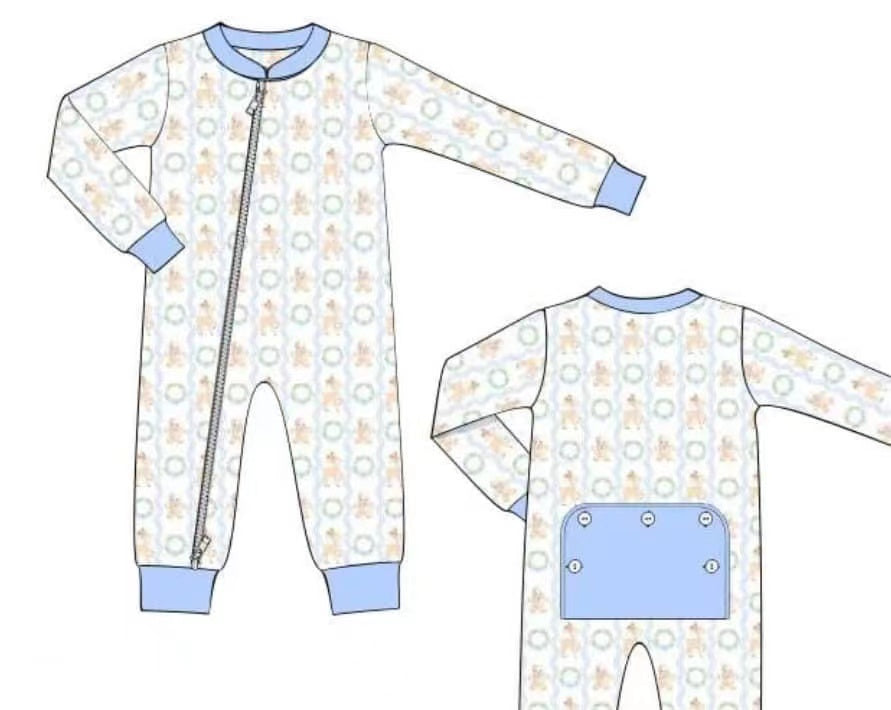 5.11custom each style moq 5eta 4-5week Sibling Sister green round prints blue boys set and baby romper and trousers match family design