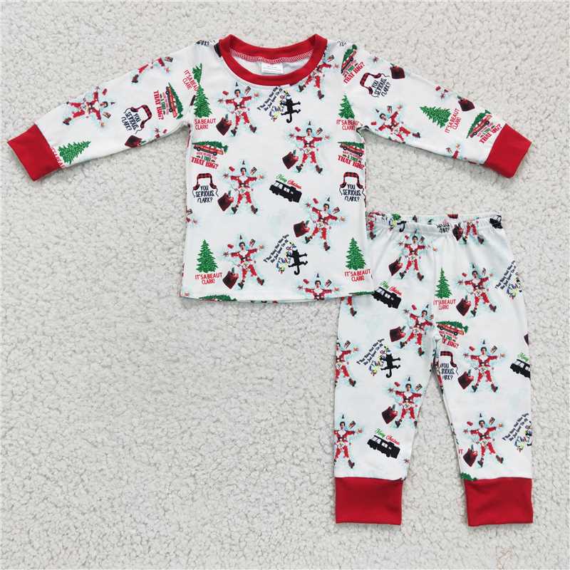 SALES NEW Boys cartoon Christmas pajamas