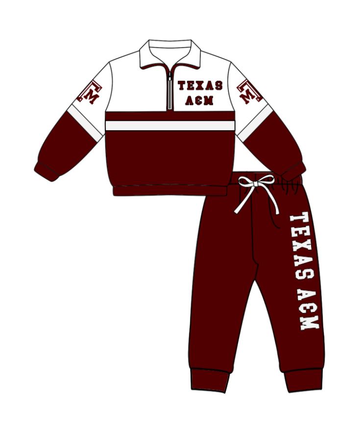 Custom moq 5 mix size milk silk dark red long-sleeved and trouser-length yoga outfit with zipper