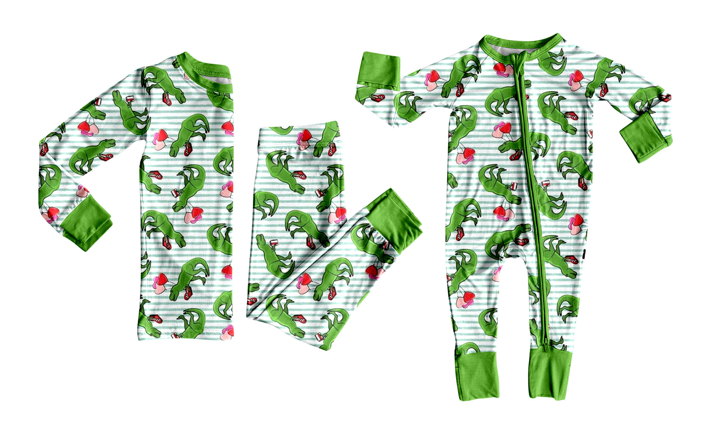 25.11.10 custom each style moq 5 eta 6-8week Sibling Sisters dinosaur love baby girl clothes long sleeve pants sets and romper match family design