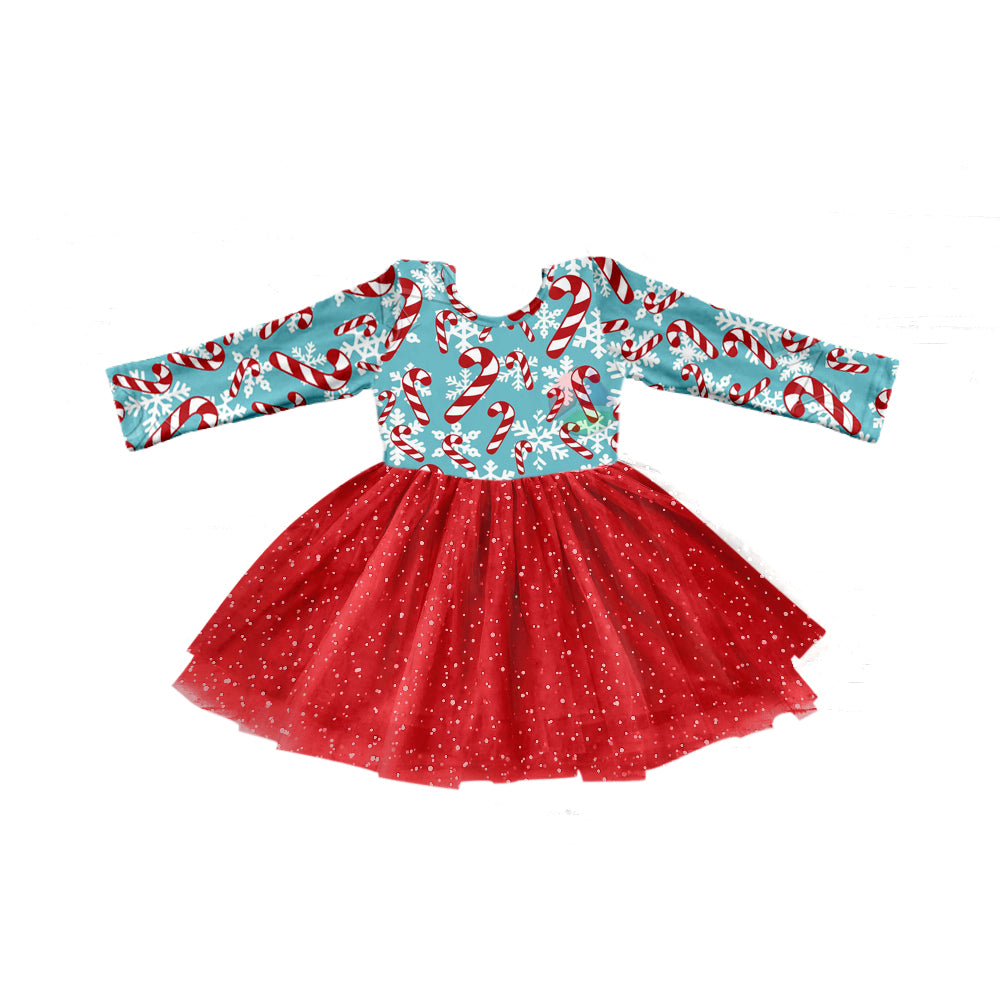 7.25 custom each style moq 5eta 4-6week Christmas baby girls clothes red long sleeve dress