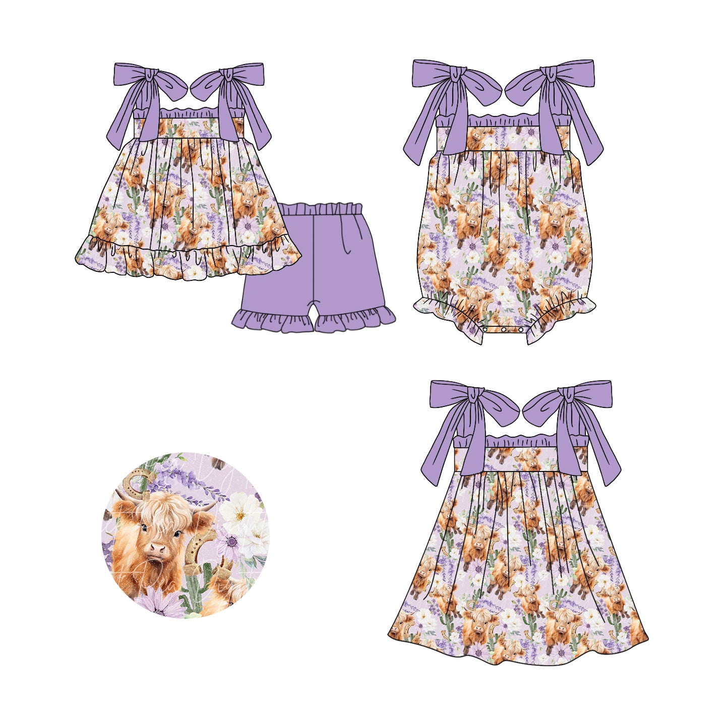 11.20 custom each style moq 5eta 4-6week Sibling Sister alpine floral baby girl short sleeve shorts sets and dress and rompers match family design