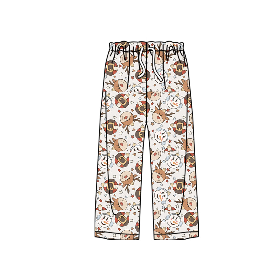 7.18 custom each style moq 5eta 4-6week adult clothes Christmas adult man pants