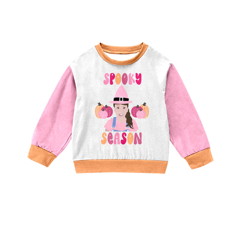 6.22 custom each style moq 5 eta 4-6week pink baby girls clothes long sleeve top