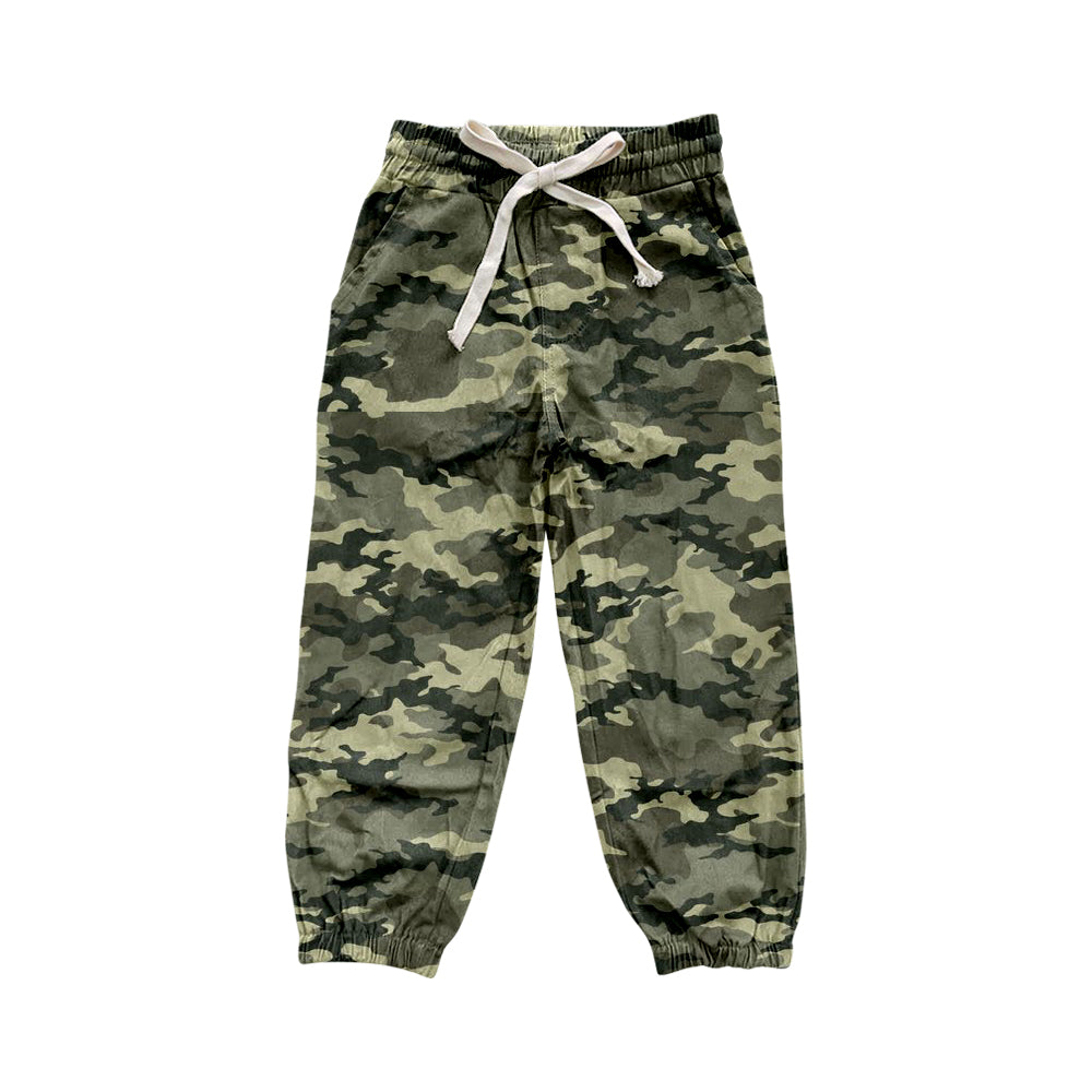 7.12 custom each style moq 5 eta 4-6week baby boys clothes camouflage green long pants