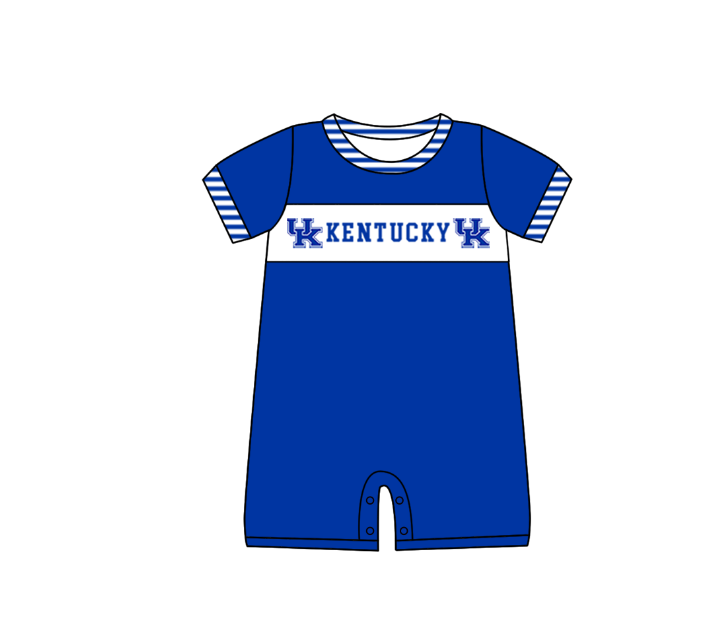 Custom moq 5 mix size milk silk summer teams baby girl boys clothes blue short sleeve shorts sets 2 and dress and rompers 2 series