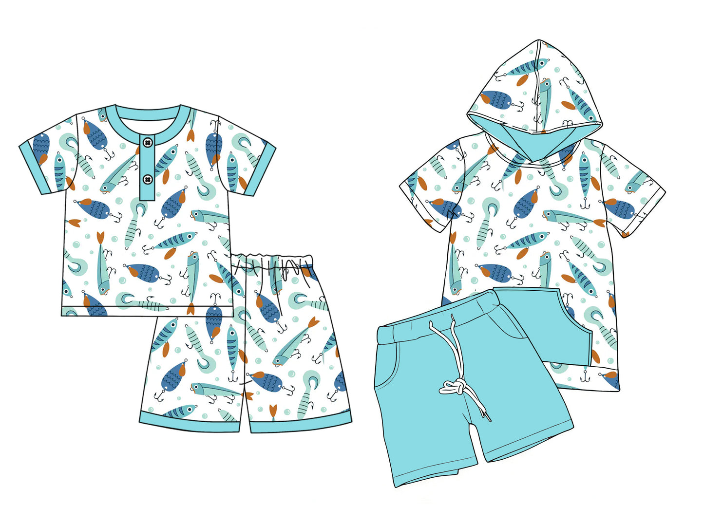 25.12.30 custom each style moq 5 eta 6-8week Sibling Sisters baby boy clothes short sleeve shorts sets 2 match family design