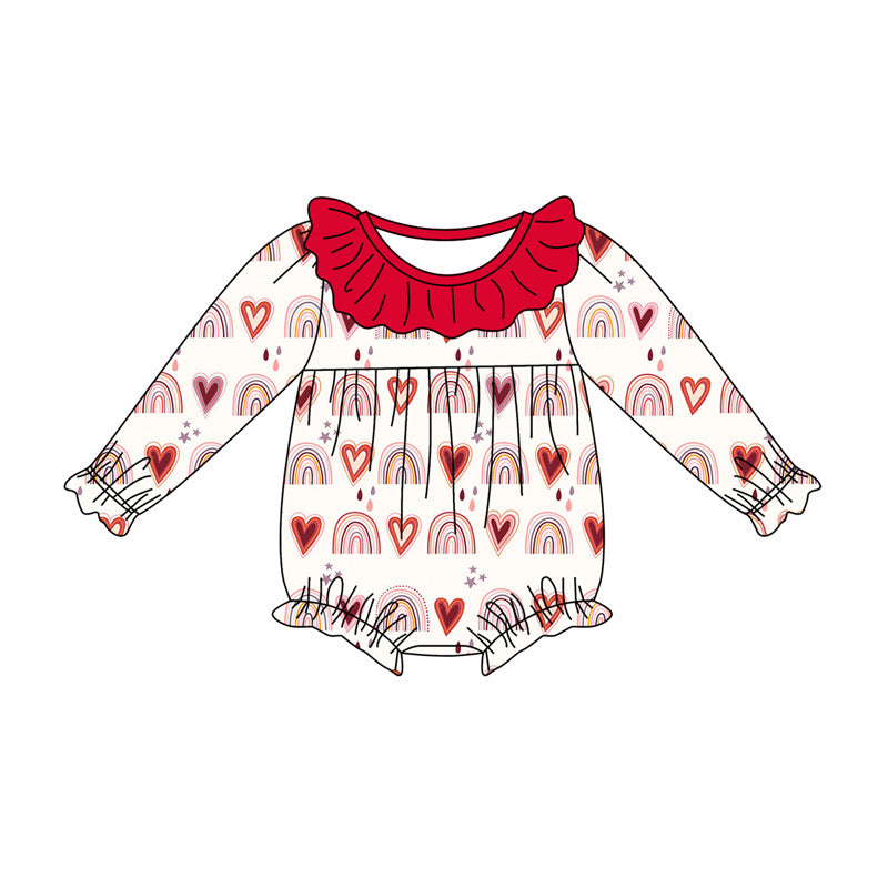 9.10 custom each style moq 5eta 4-6week Sibling Sister rainbow red baby girl sets and dress and rompers match family design
