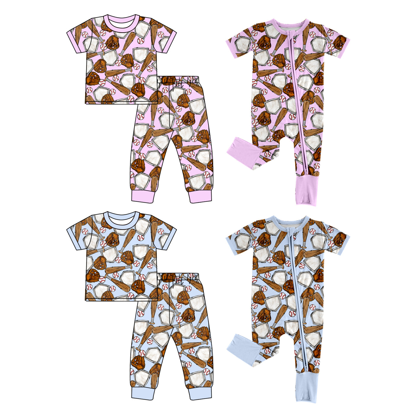 12.2 custom each style moq 5eta 4-6week Sibling Sister baseball baby girl sets 1 and sets 2 and boy rompers and girl romper match family design