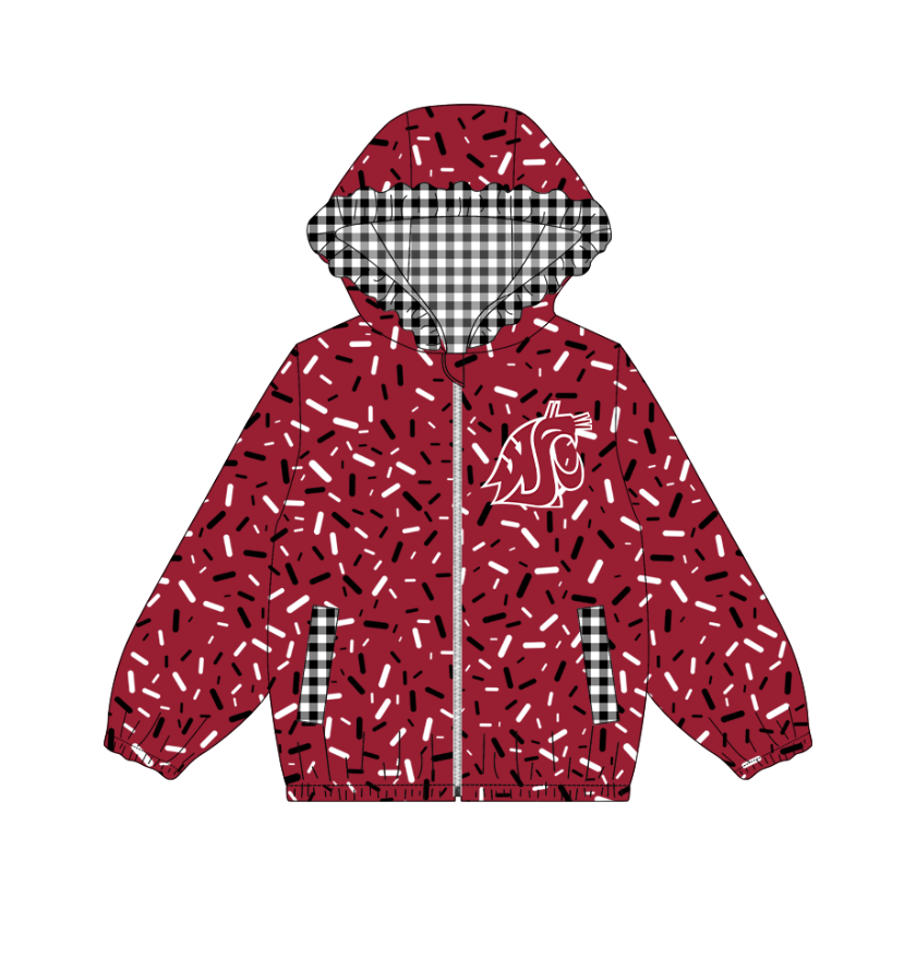 10.3-4-Custom moq 8 mix size milk silk summer team baby girls clothes brick red hooded long sleeve top-25.10.9