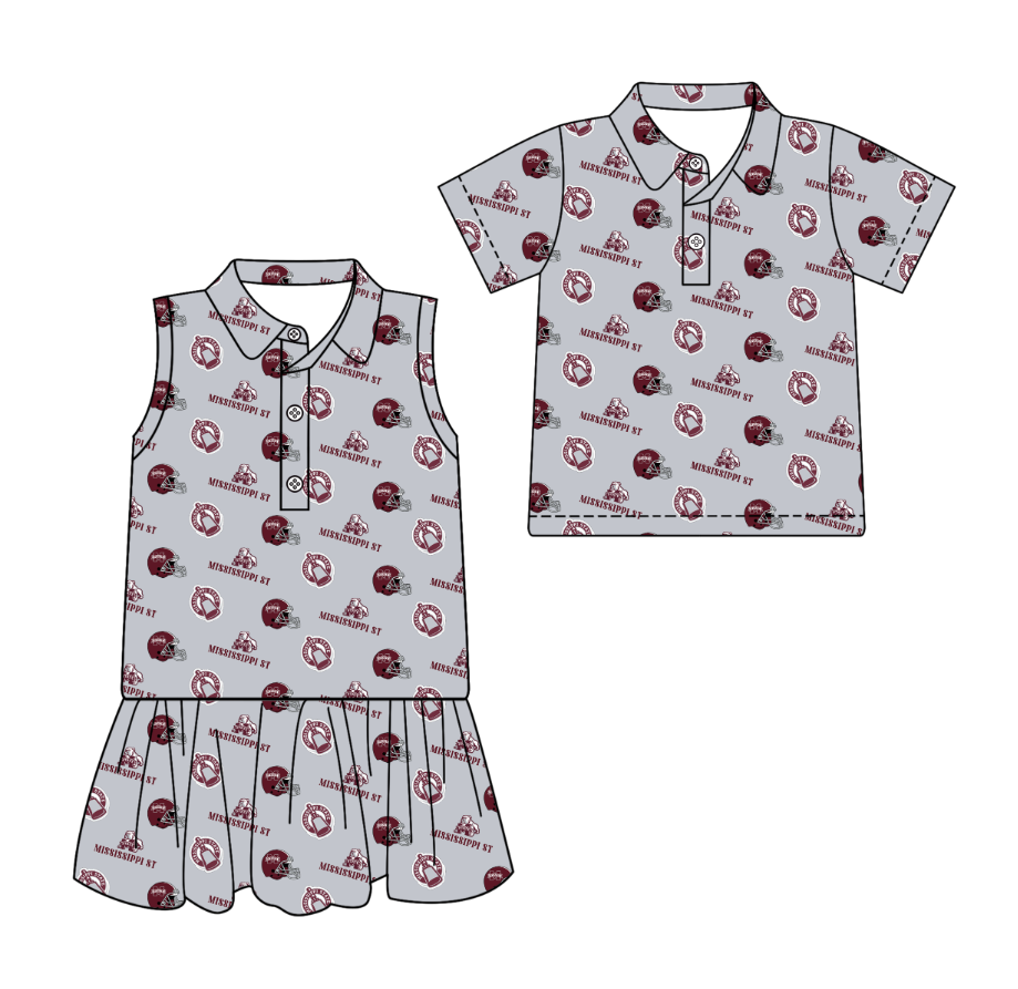Custom moq 5 mix size milk silk summer teams Sleeveless Dress for Baby Girl Short-Sleeved Polo Shirt for Baby Boy Infant Clothing Set