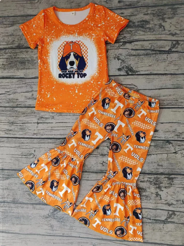 Deadline: April 30 tennessee vols girls shorts top with long pants set