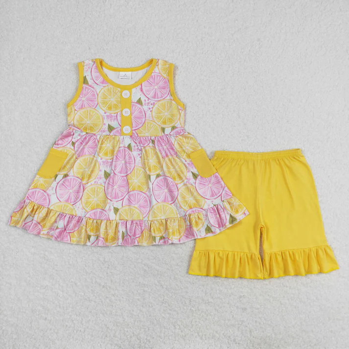 Sibling Baby Girls clothes Flowers Summer Sibling Sister Clothes Sets