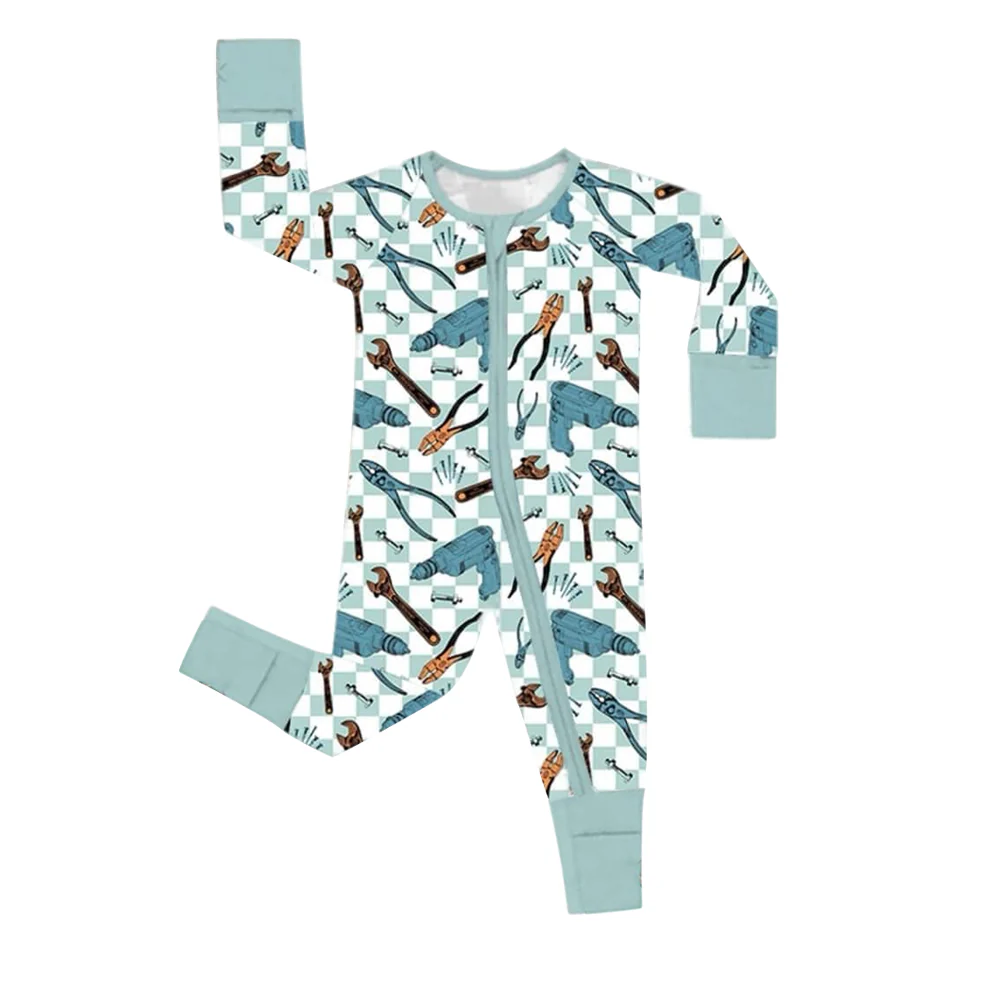 Deadline: May 16 custom eta 5week no moq eta 5-6weeks Tool Pliers long sleeve romper