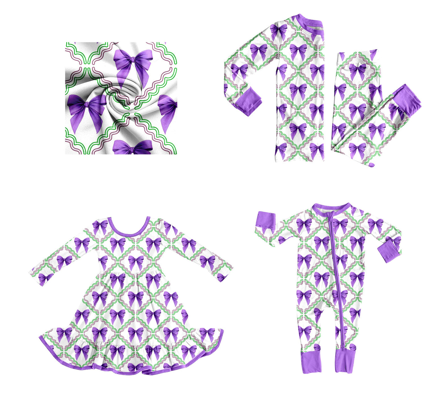 25.9.5 custom each style moq 5eta 4-6week Sibling Sisters bow baby girl long sleeve pants sets and dress and rompers match family design