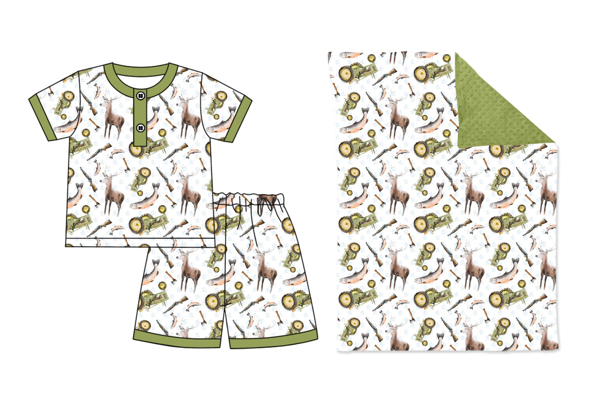 2.15 custom each style moq 5eta 4-6week Sibling Sister baby girls short sleeve sets and blanket match design
