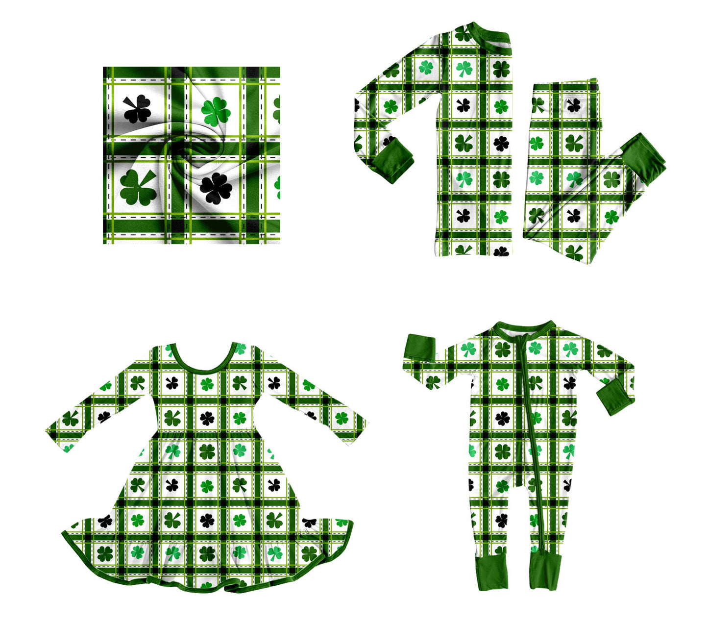 25.9.12 custom each style moq 5eta 6-8week Sibling Sisters green baby girl long sleeve pants sets and dress and rompers match family design