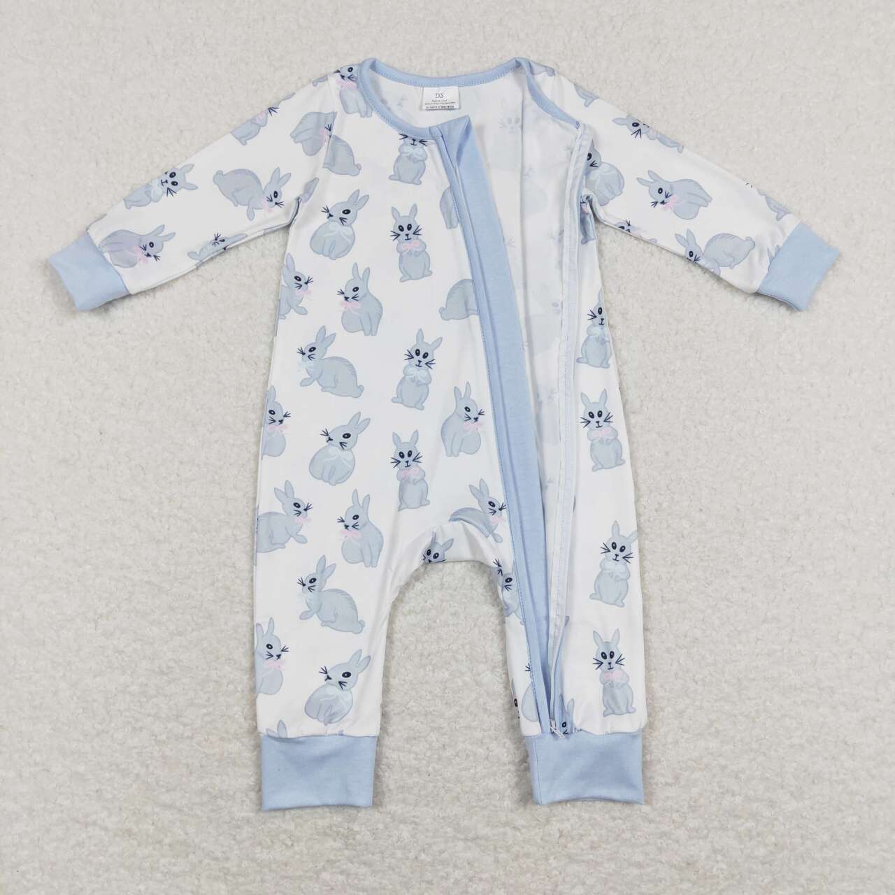 RTS NO MOQ Girls Boys Easter Bunny Pajamas Clothes Sets and romper