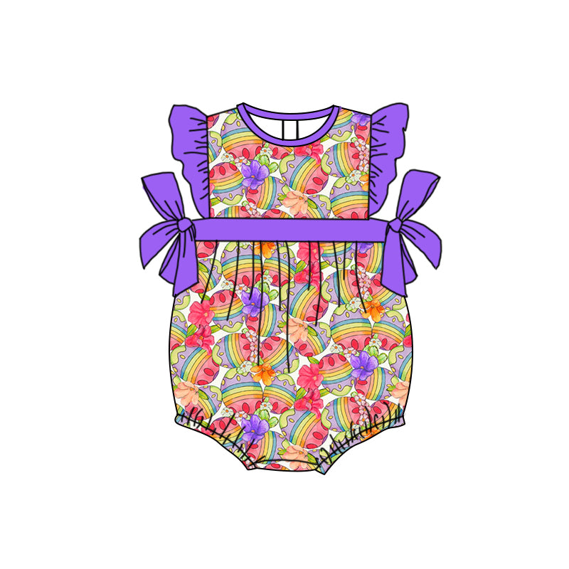 10.16 custom each style moq 5eta 4-6week Sibling Sister easter purple baby girl short sleeve shorts sets and dress and rompers match family design