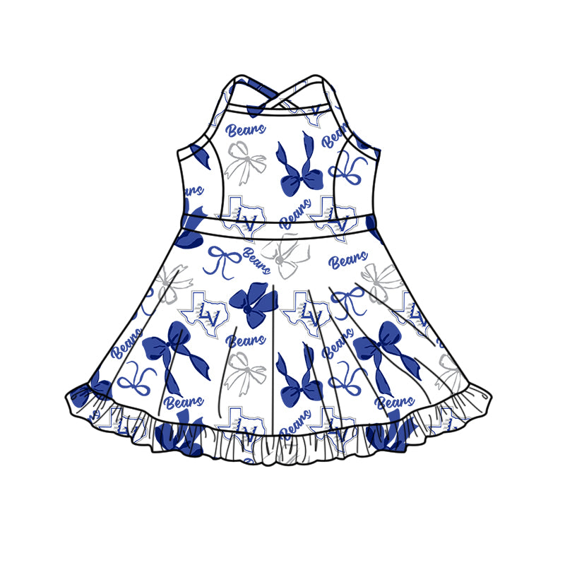 Custom moq 5 mix size milk silk summer teams baby girls clothes bow blue hooded long sleeve pants sets and boy sets and dress and hooded top and pant-25.8.14