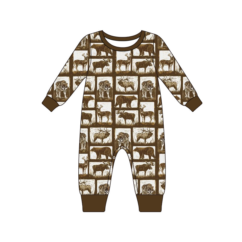 5.23 custom each style moq 5eta 4-5week Sibling Sister brown boys outfits and baby romper match family design