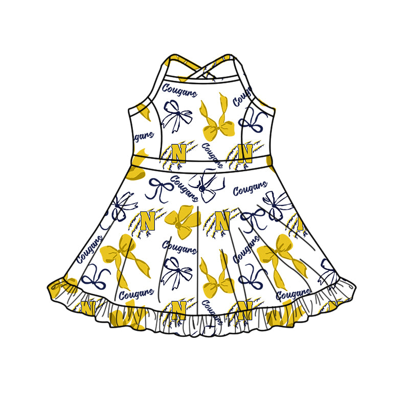 Custom moq 5 mix size milk silk summer teams baby girls clothes bow yellow hooded long sleeve pants sets and boy sets and dress and hooded top and pant-25.8.16