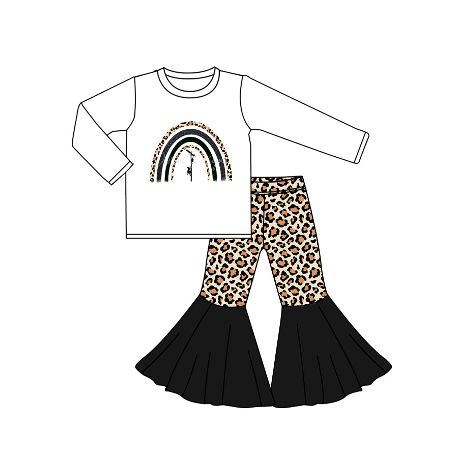 6.11 custom each style moq 5eta 4-6week Sibling Sister leopard sets 1 and sets 2 match family design