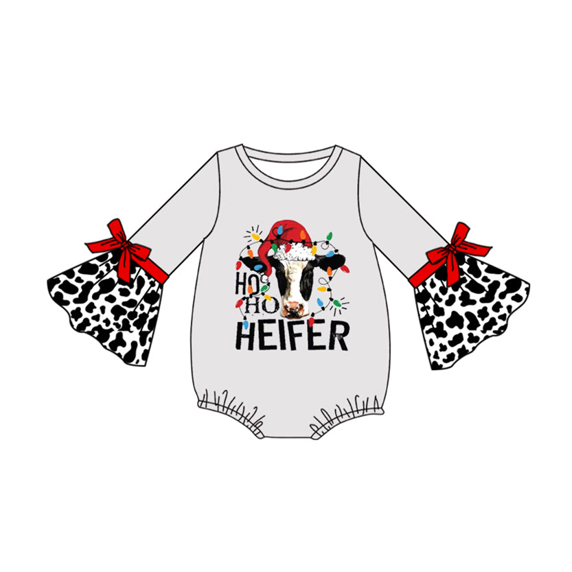8.27 custom each style moq 5eta 4-6week Sibling Sister heifer baby girl sets and dress and rompers match family design