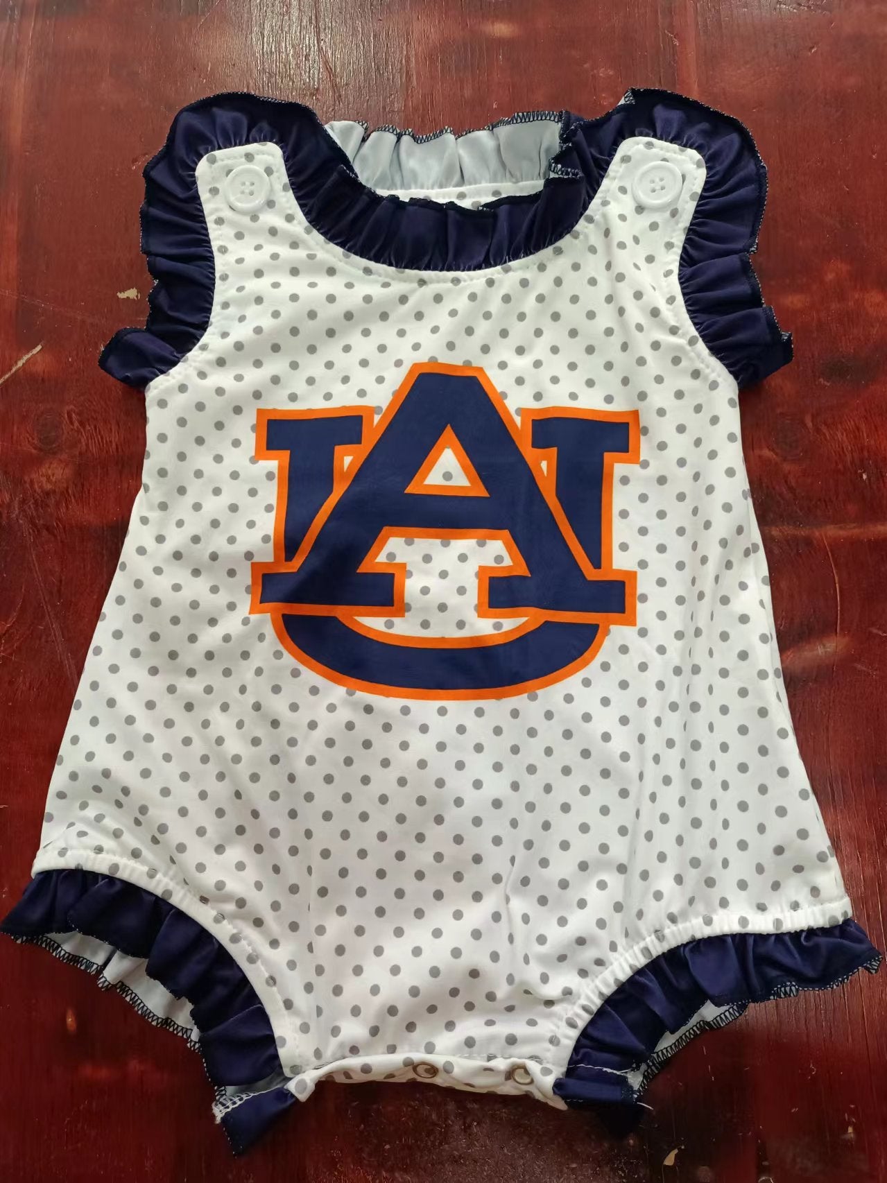 custom moq 5 eta 4-6weeks mix size baby girls clothes team navy blue vest summer Romper