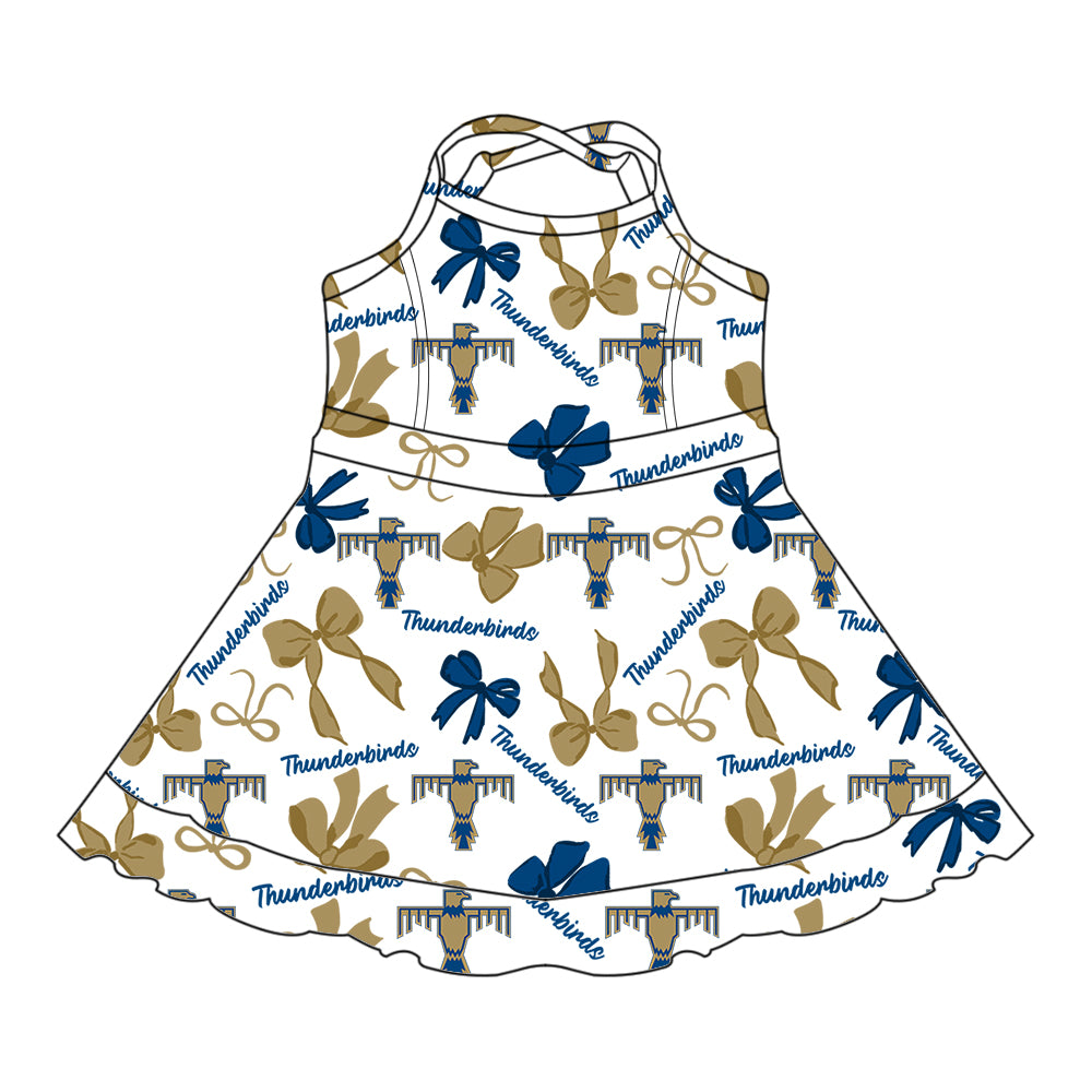 Custom moq 5 mix size milk silk summer teams baby girls clothes bow khaki hooded long sleeve pants sets and skirts sets and dress and jumpsuit and top-25.7.30