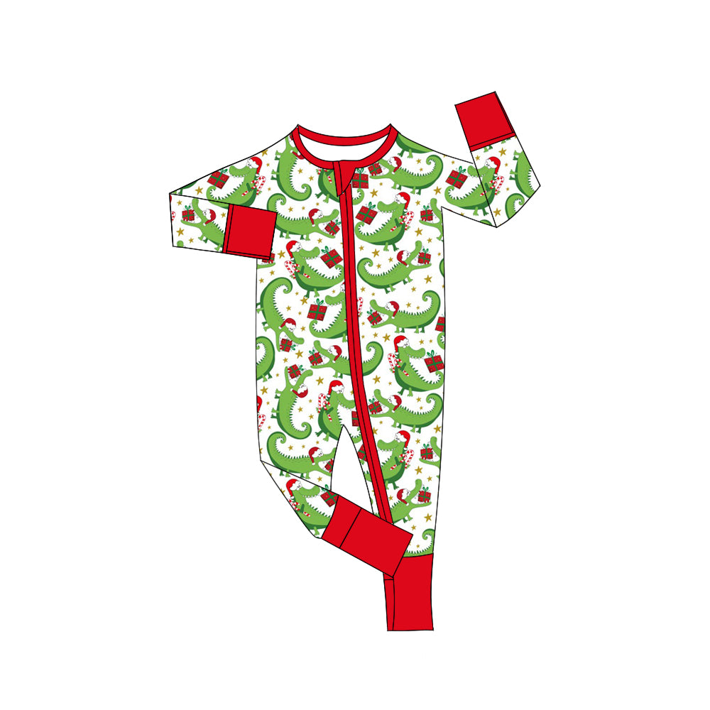 6.29 custom each style moq 5eta 4-6 week Sibling Sister Crocodile baby boys outfits and romper match family design