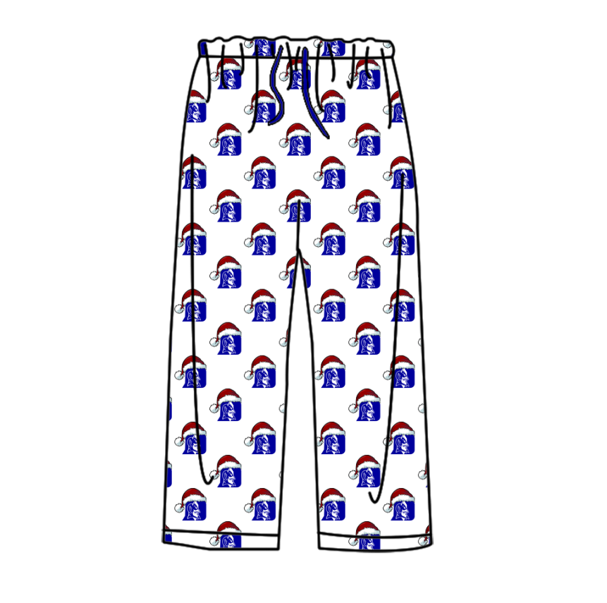 custom moq 3 eta 6-8weeks White blue color adult trousers team
