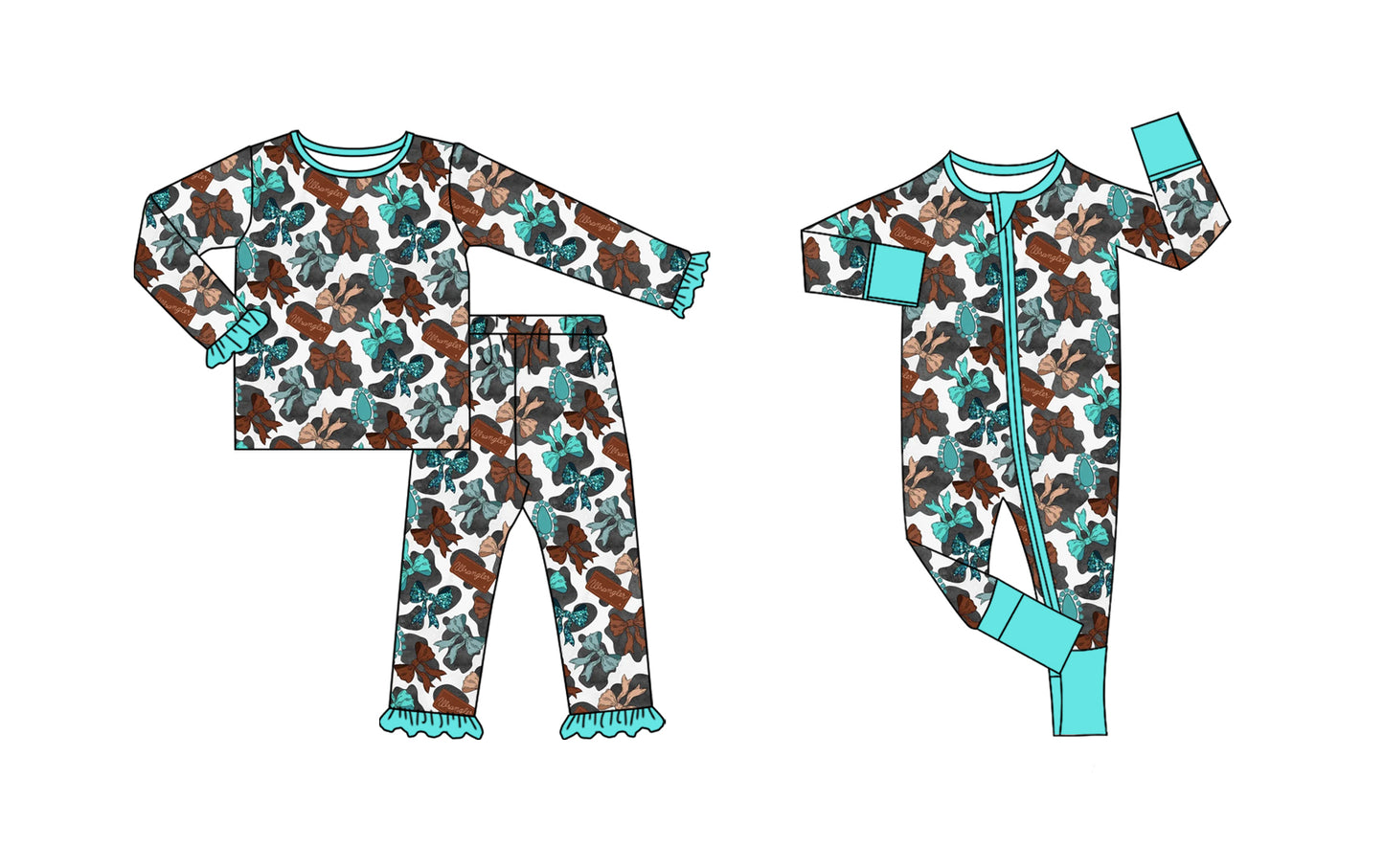 25.12.2 custom each style moq 5 eta 6-8week Sibling Sisters bow baby girl clothes long sleeve pants sets and romper match family design